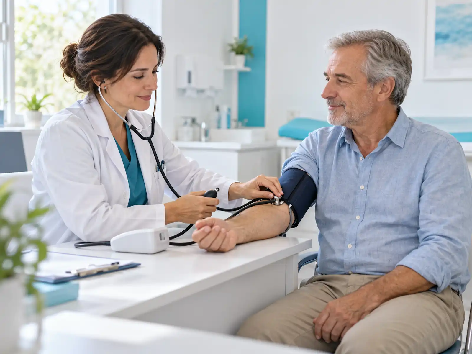 Médico general en consulta privada