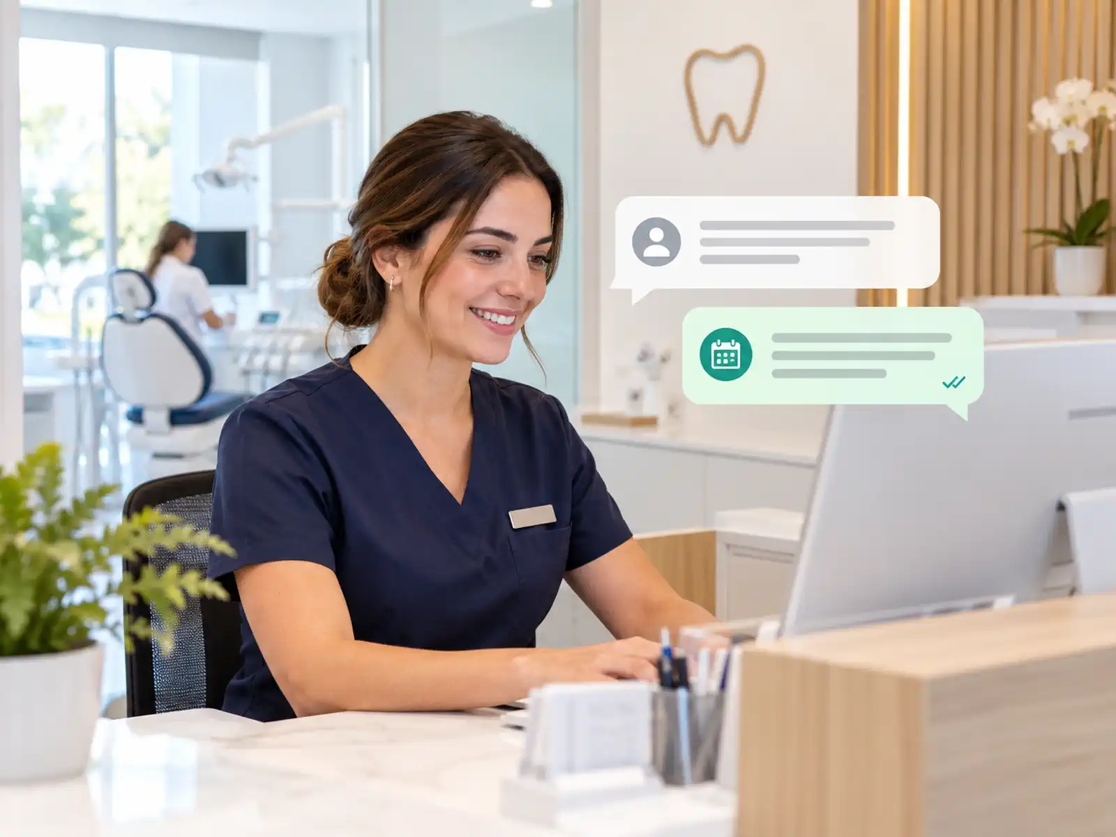 Primera visita en la clínica dental