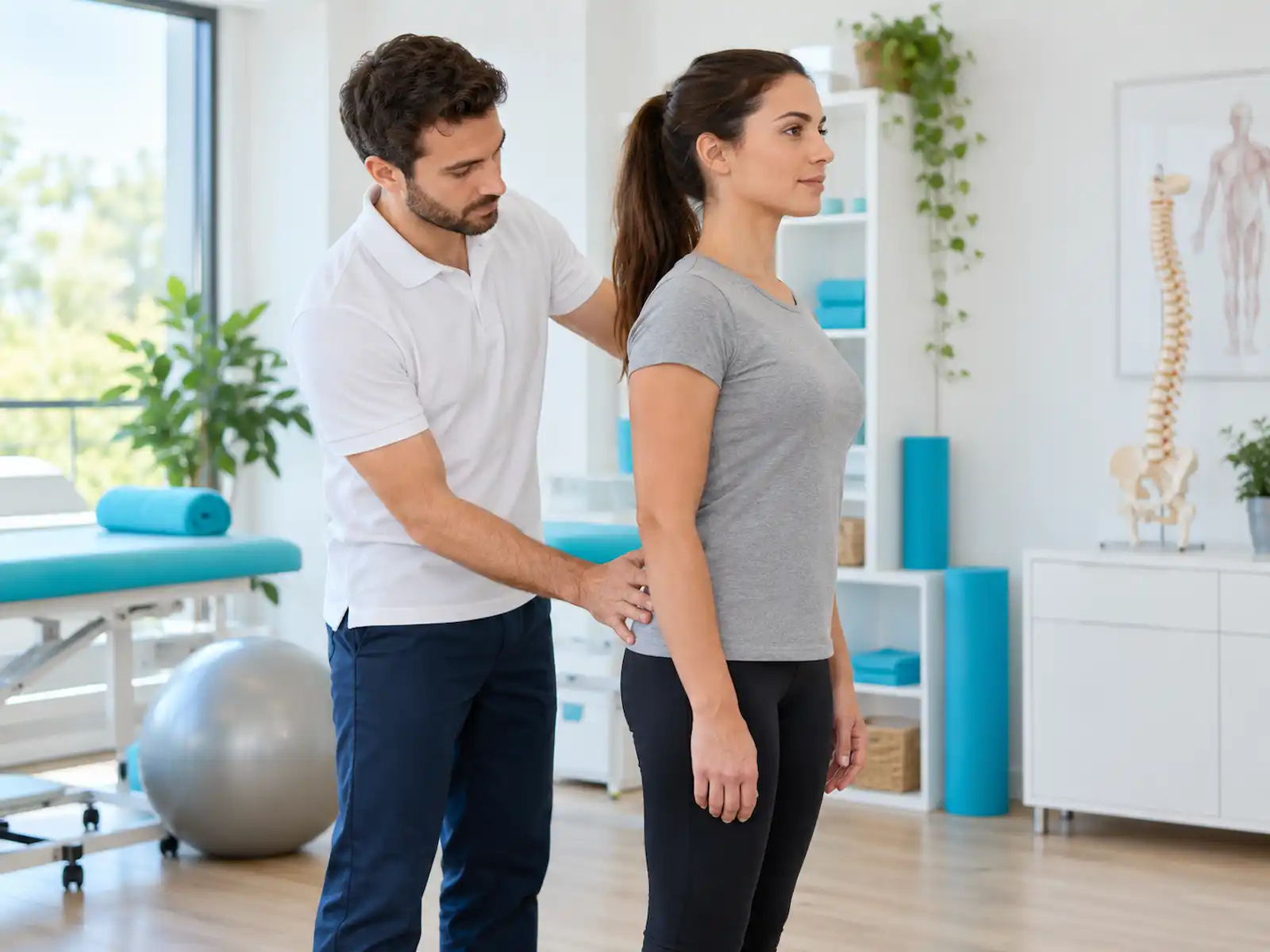 Primera sesión de fisioterapia