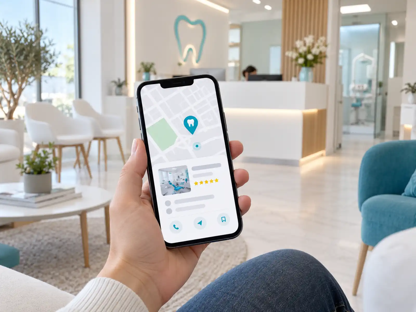 Google Maps para clínicas dentales