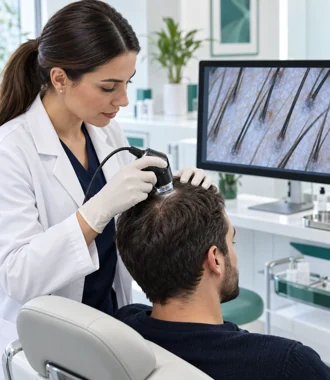 Diagnostico tricologico de alopecia