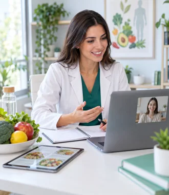 Consulta de nutricion online por videollamada